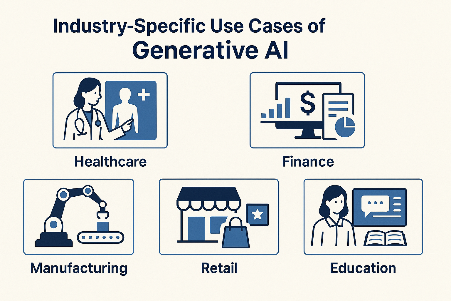Industry-Specific Use Cases of Generative AI