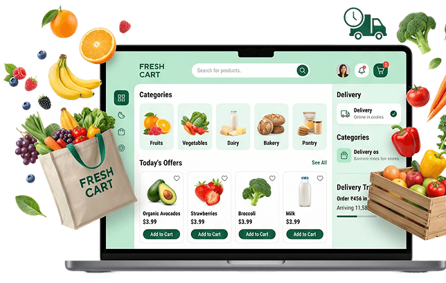 Fresh Cart shopping app