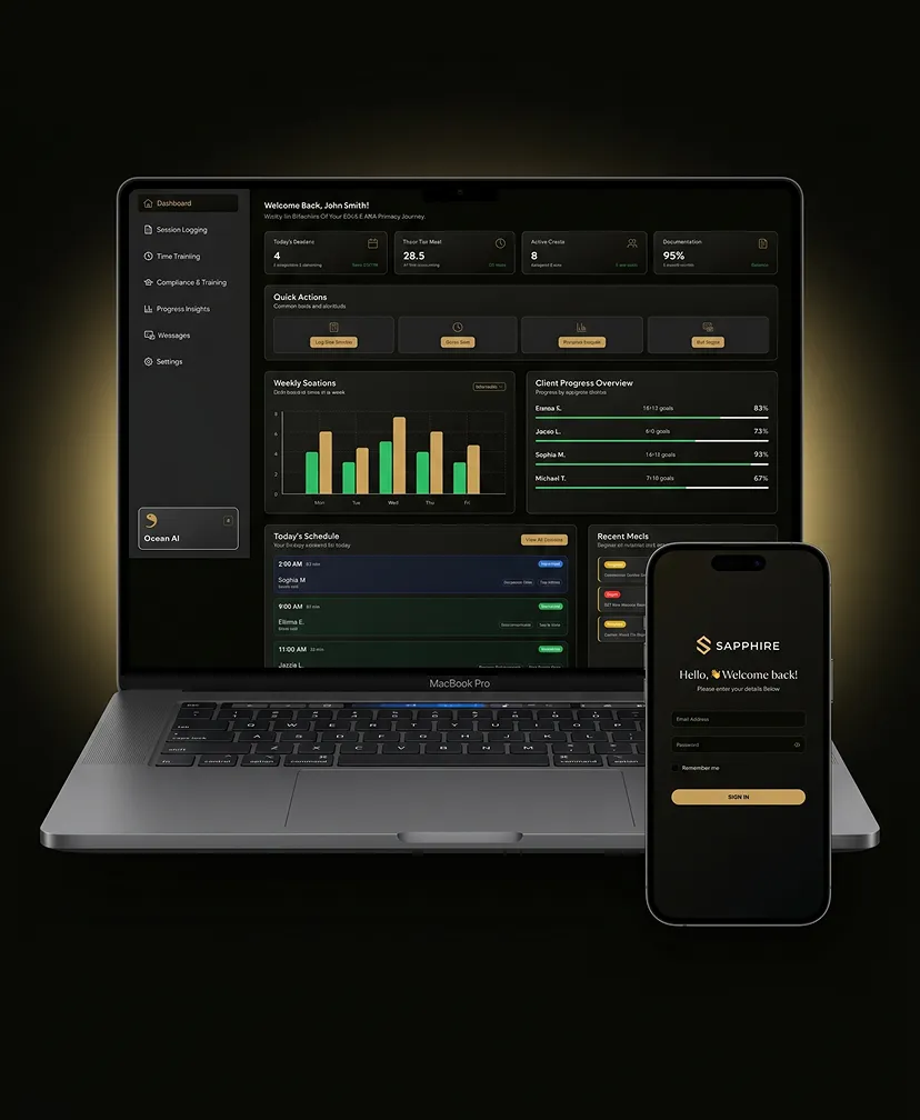 Sapphire AI — AI-Powered ABA Clinic Management Platform​