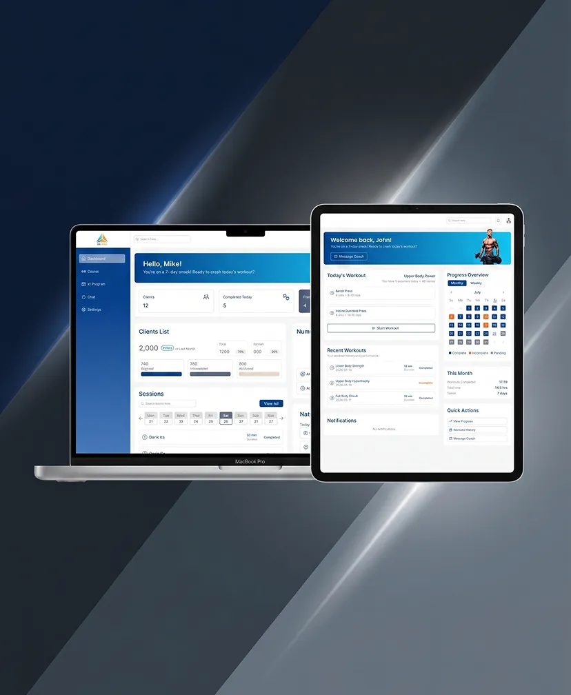 AI-Powered Coaching Platform for Fitness Professionals​